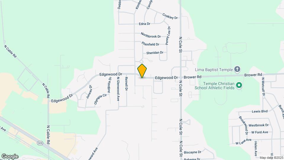 1533 Edgewood Dr Map and Location Details