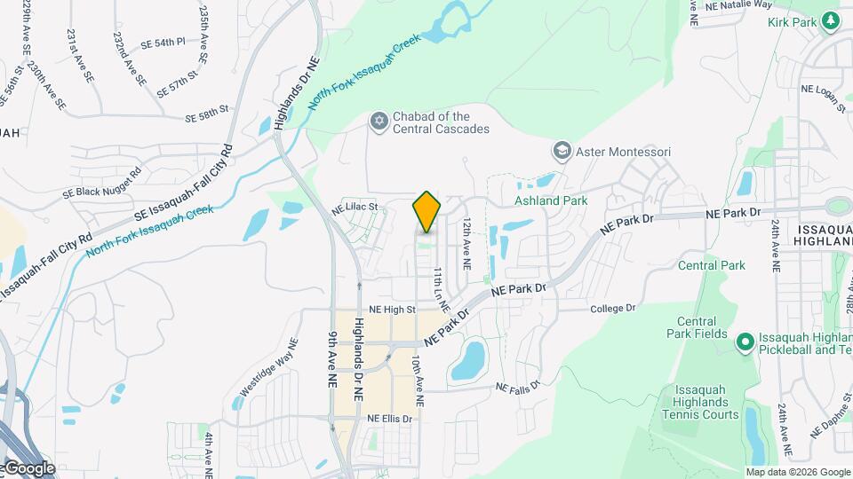 1816 10th Ave NE Map and Location Details