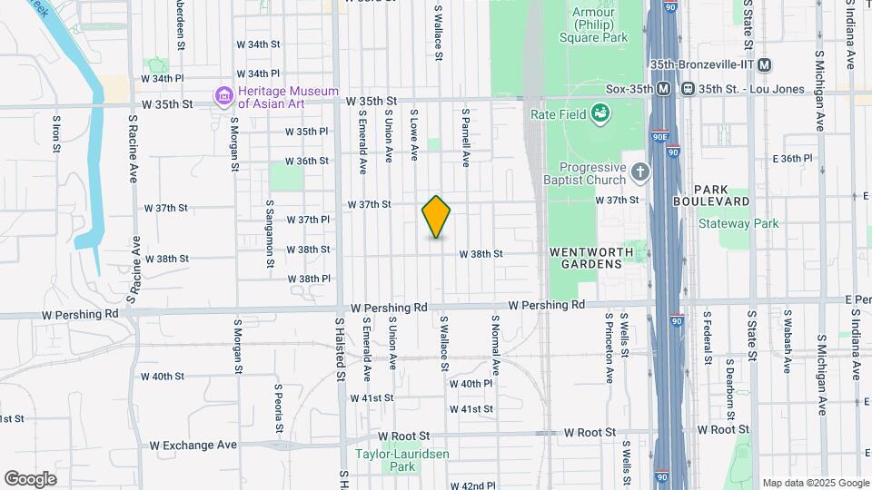3748 S Wallace St Map and Location Details