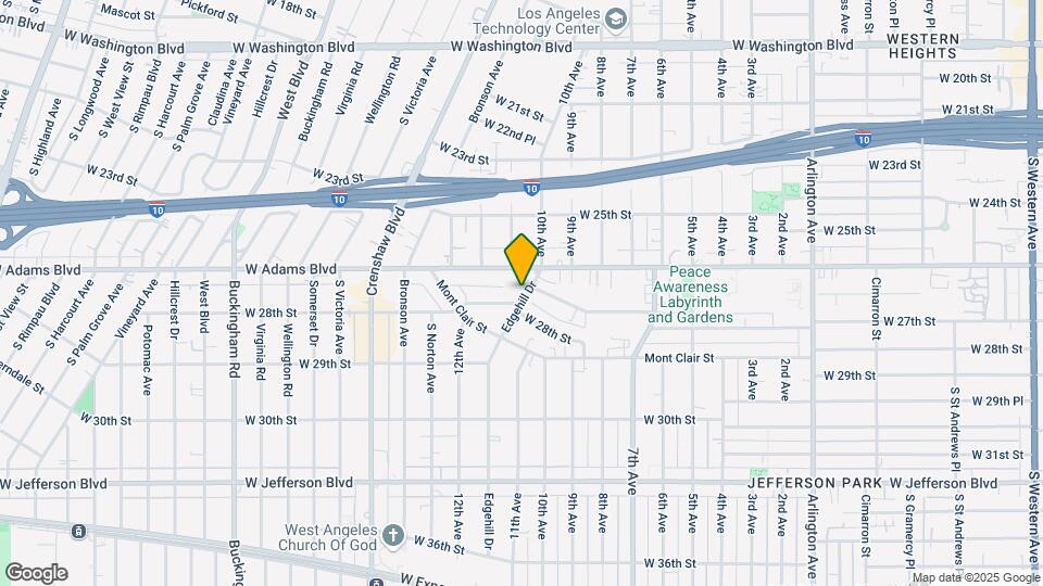 2709 Edgehill Dr Map and Location Details