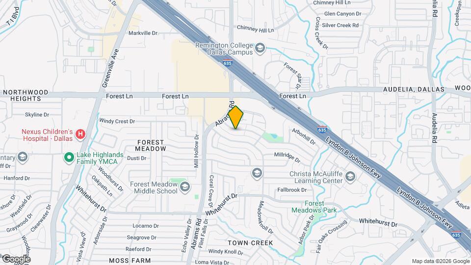 9440 Timberleaf Dr Map and Location Details