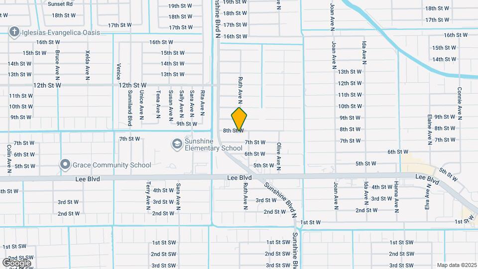 3315 8th St W Map and Location Details