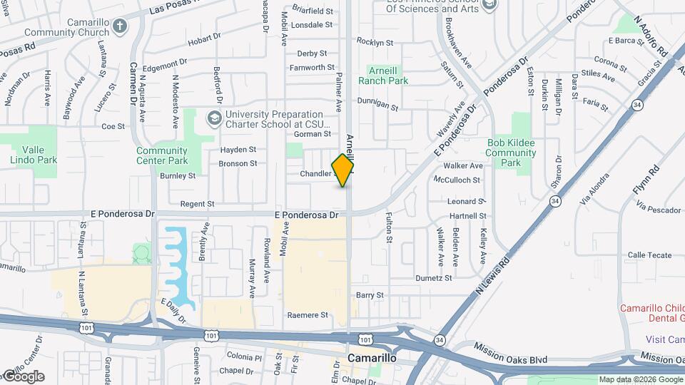 705 Arneill Rd Map and Location Details