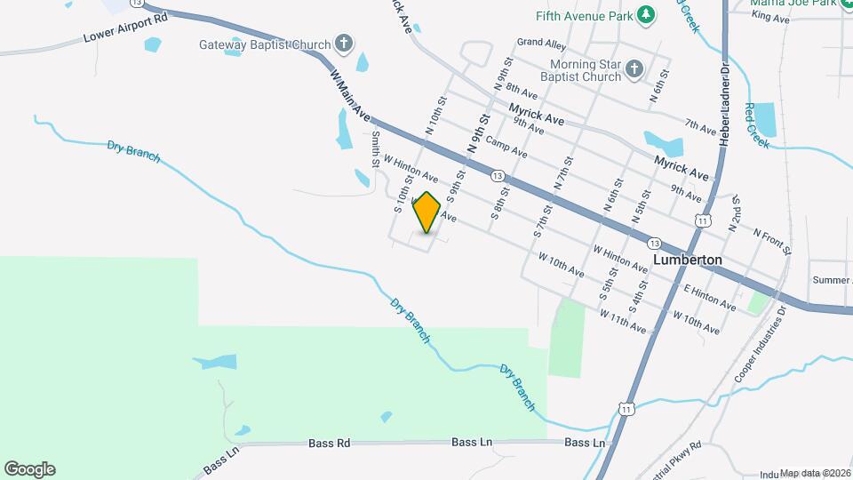 307 S 9th St Map and Location Details