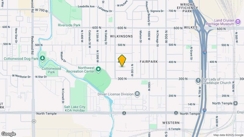 1150 Simondi Ave Map and Location Details