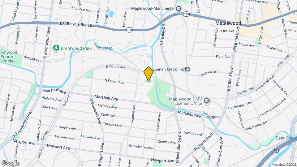 835 N Forest Ave Map and Location Details