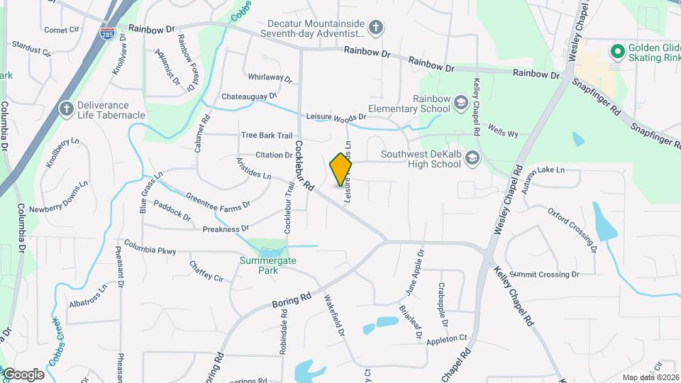2897 Leisure Woods Ln Map and Location Details