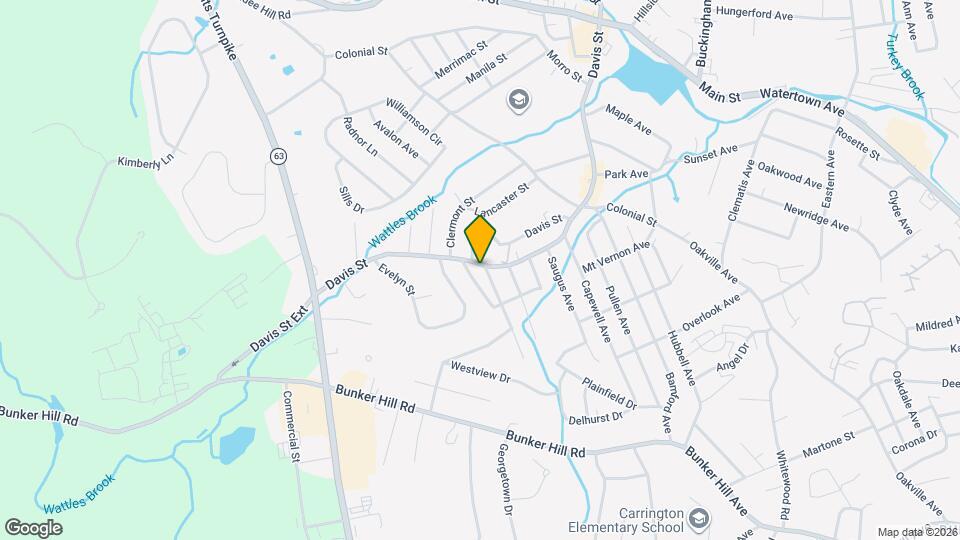 383 Davis St Map and Location Details