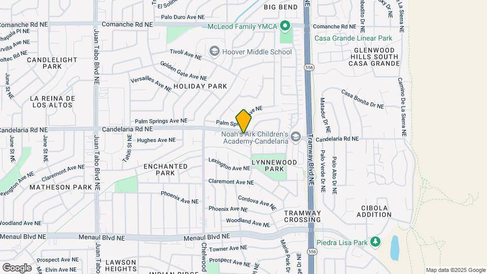 12200 Candelaria Rd NE Map and Location Details