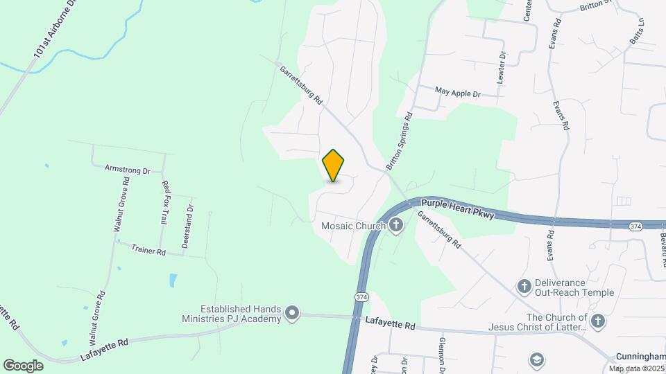 1225 Kendall Dr Map and Location Details