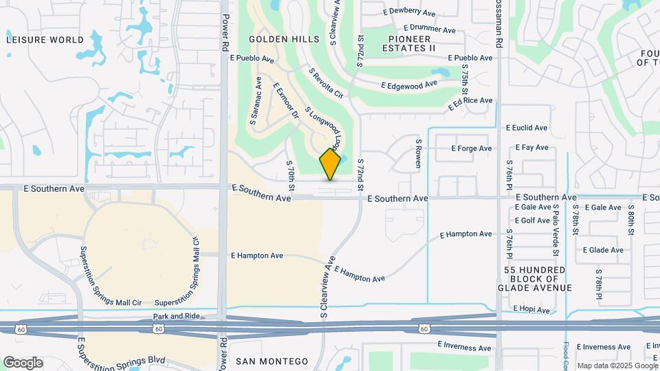 7107 E Flossmoor Ave Map and Location Details