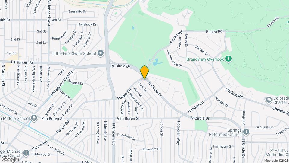 2832 N Circle Dr Map and Location Details