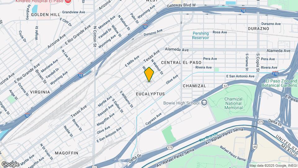 2013-2015 Magoffin Ave Mapa y Detalles de la Ubicación
