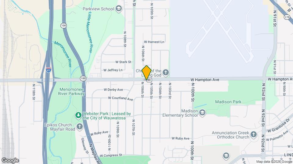 10523 W Hampton Ave, Unit 2 Map and Location Details