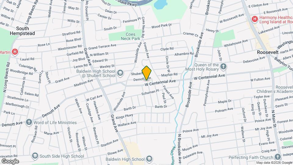 929 Centennial Ave Mapa y Detalles de la Ubicación