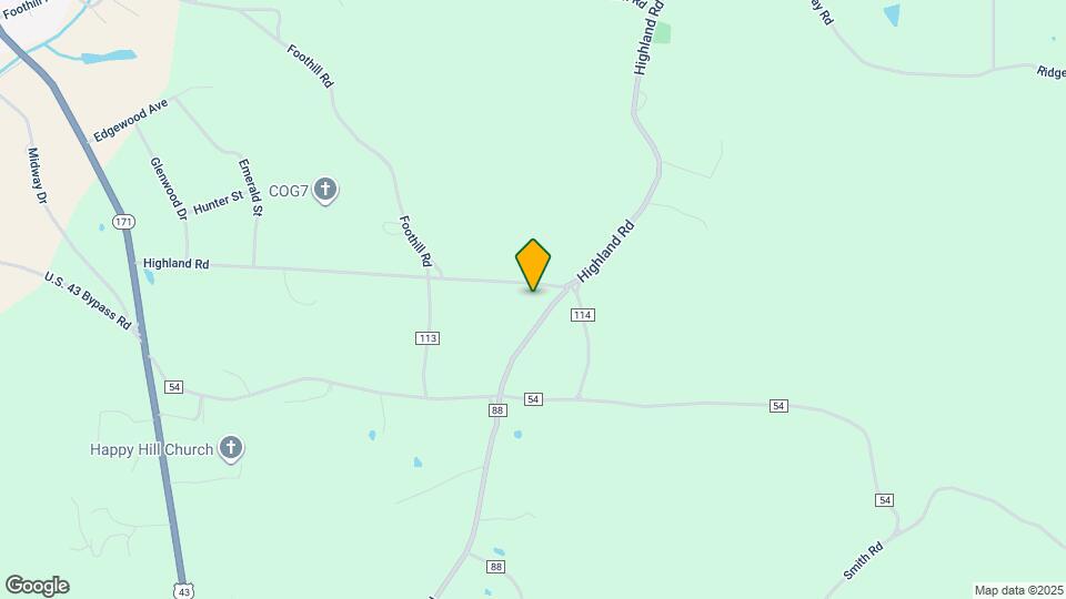 1000 Highland Rd Map and Location Details