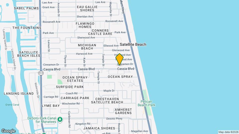 204 Cassia Blvd Map and Location Details