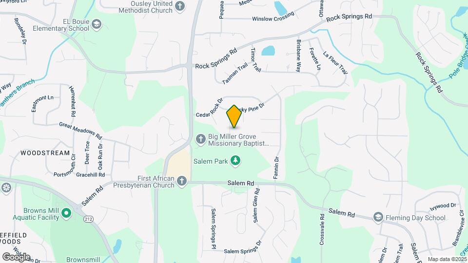 3434 Bleckley Dr Map and Location Details