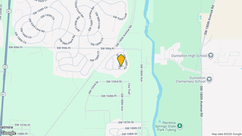 10045 SW 188th Cir Map and Location Details