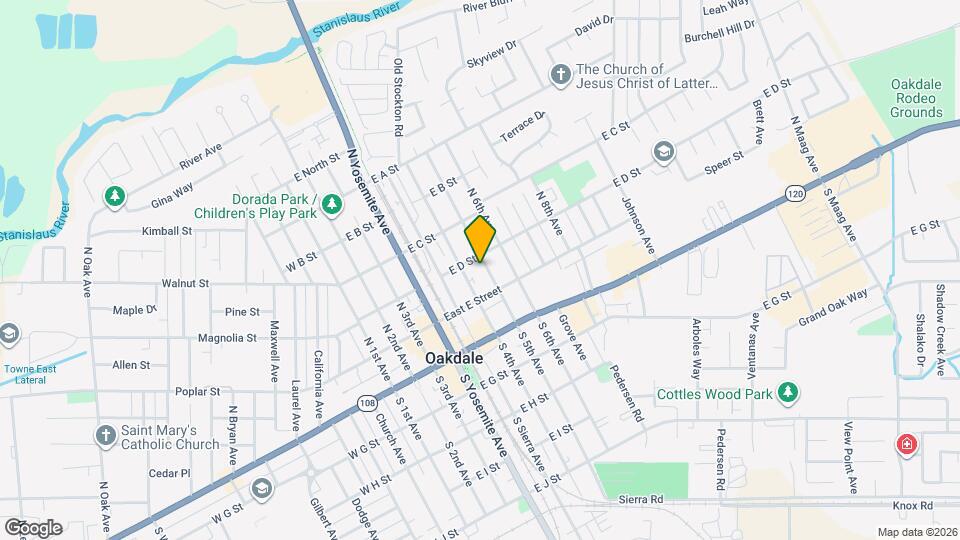 244 N 5th Ave Map and Location Details