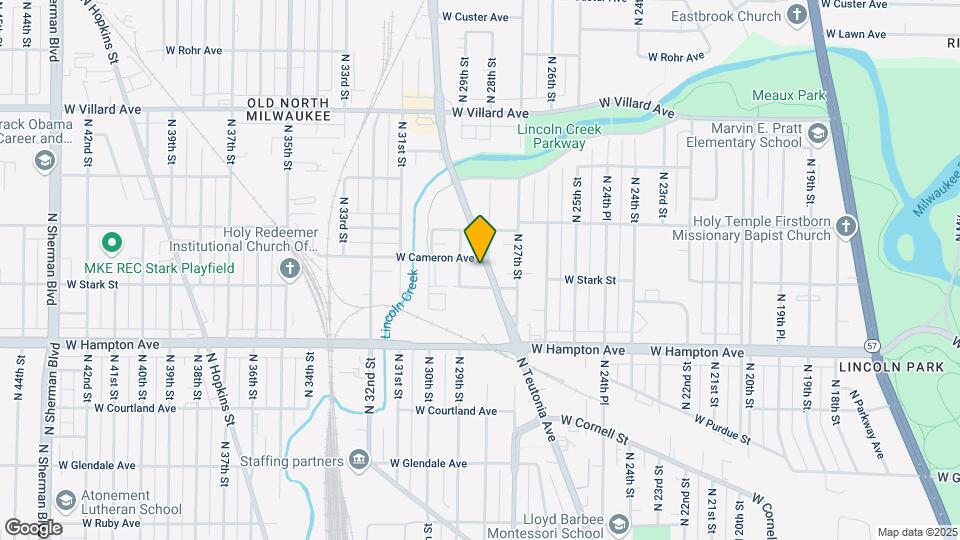 4923 N Teutonia Ave Map and Location Details