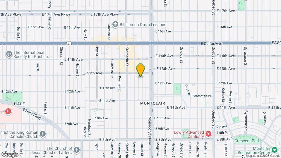 1253 Locust St Map and Location Details