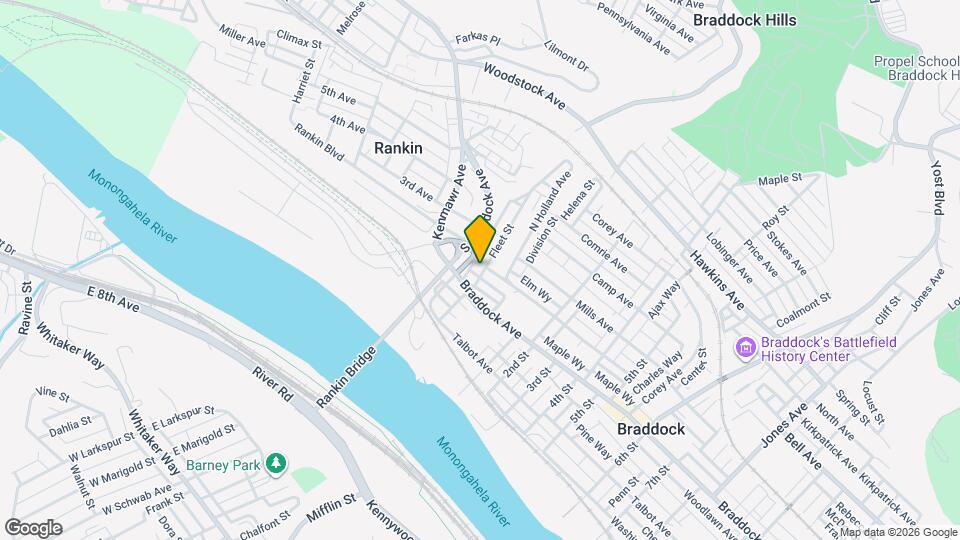 207 Fleet St Map and Location Details