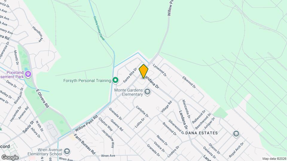 3824 Willow Pass Rd Map and Location Details