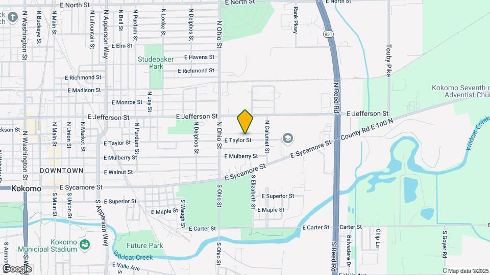 1308 E Taylor St Map and Location Details