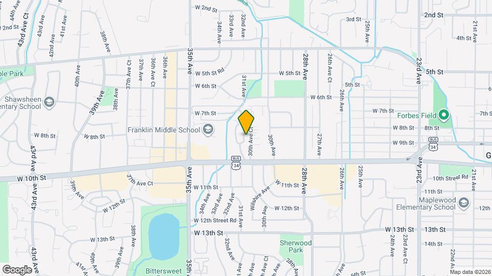 824 30th Ave Pl Map and Location Details