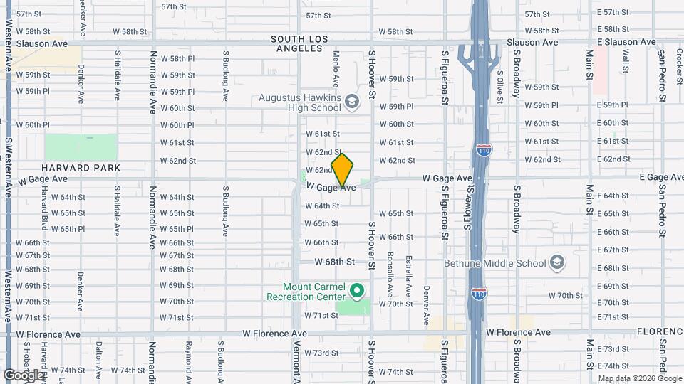 850 W Gage Ave Map and Location Details