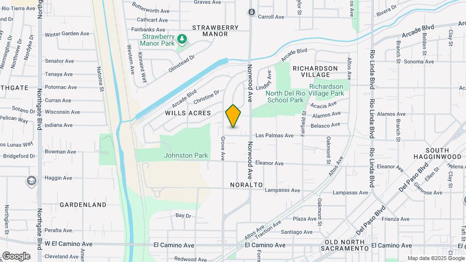 331 Las Palmas Ave Map and Location Details