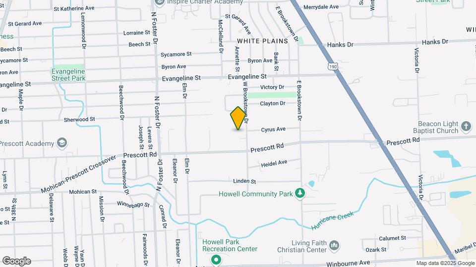 4255 W Brookstown Dr Map and Location Details