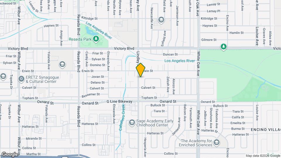 6236 Lindley Ave Map and Location Details