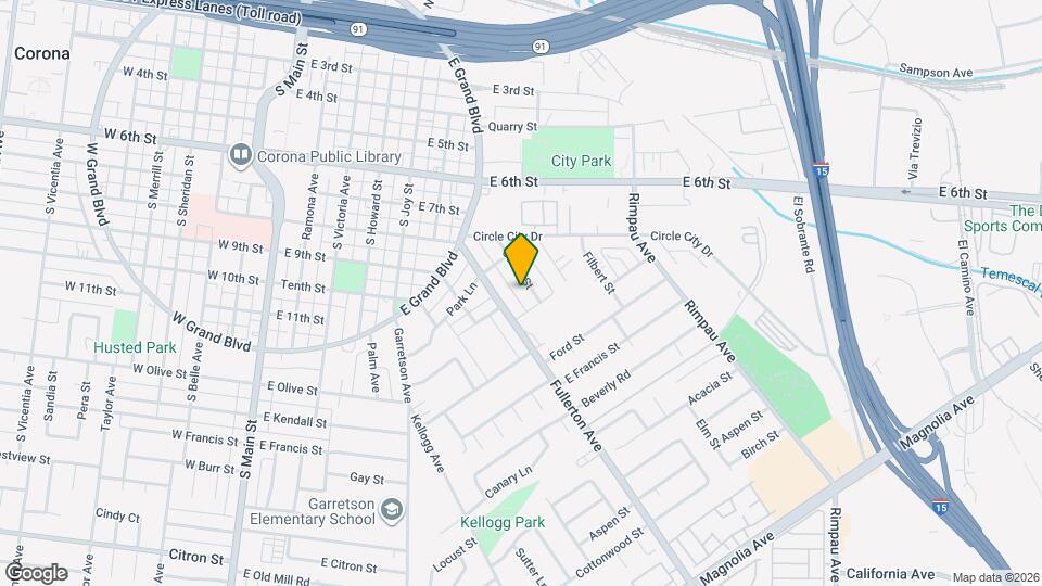 934 Cedar St Map and Location Details