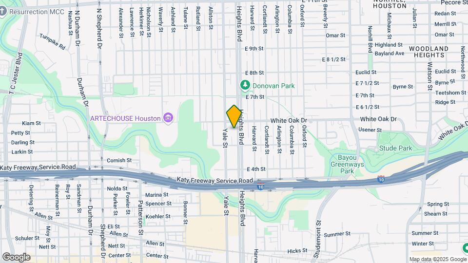 525 Heights Blvd Map and Location Details