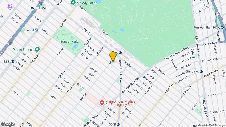 909 41st St, Unit 1f Mapa y Detalles de la Ubicación