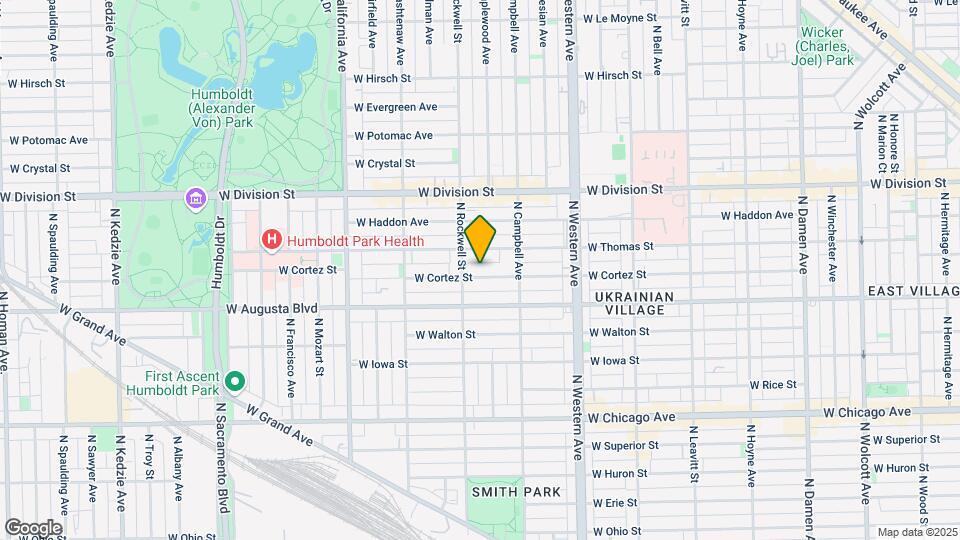 2540 W Cortez St Map and Location Details