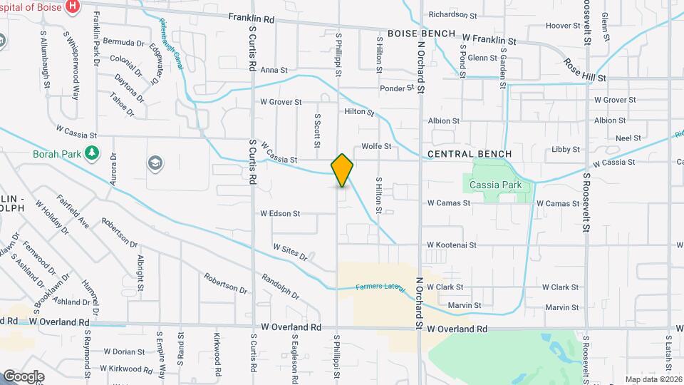 962 S Phillippi St Map and Location Details