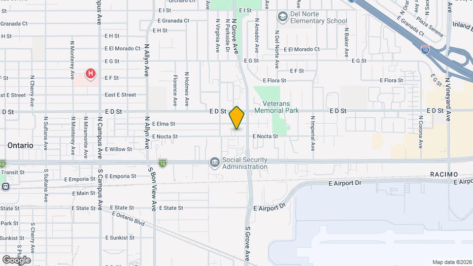 1167 E Nocta St, Unit B Map and Location Details