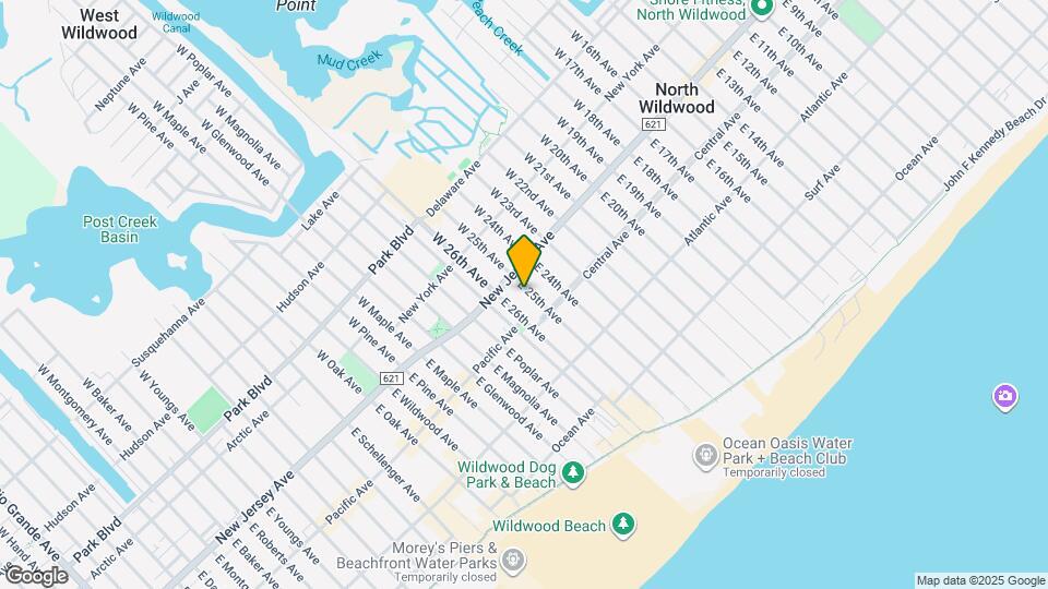 112 E 25th Ave, Unit 2 Second Floor Mapa y Detalles de la Ubicación