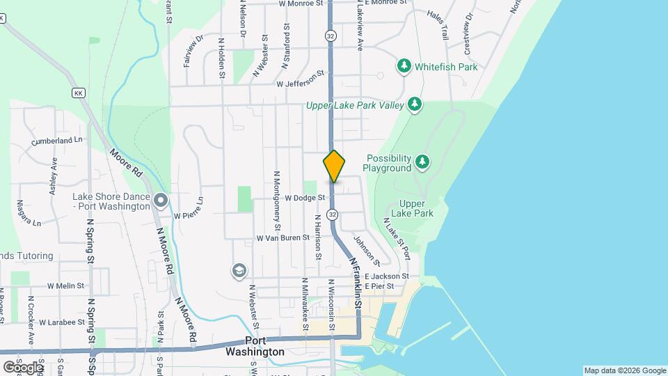 610 N Wisconsin St Mapa y Detalles de la Ubicación