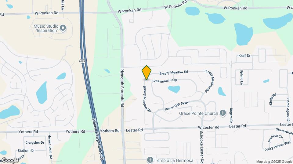 2735 Breezy Meadow Rd Map and Location Details