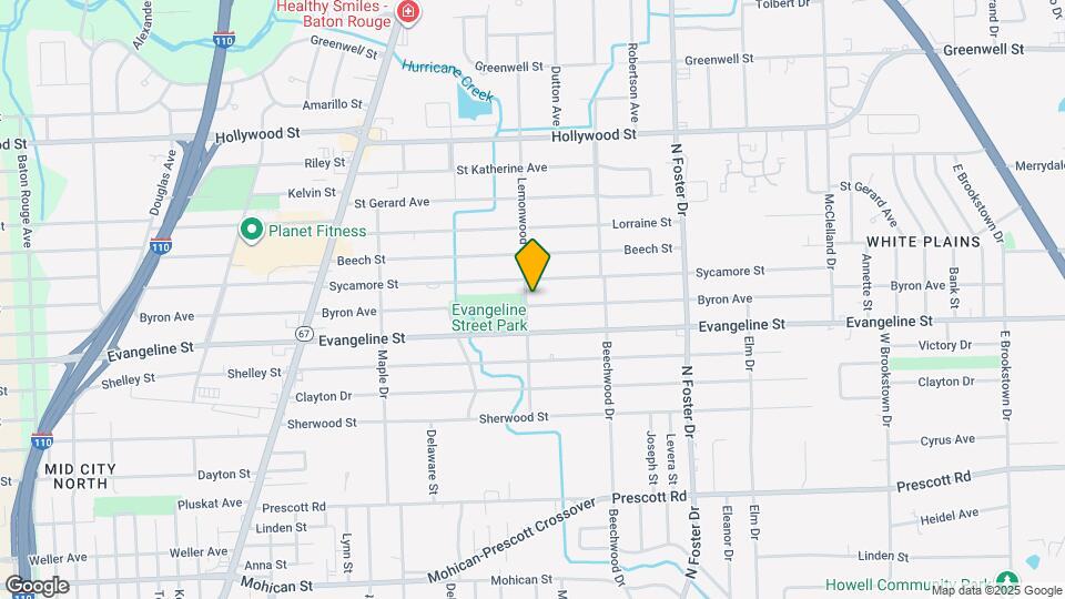 4305 Byron Ave Map and Location Details