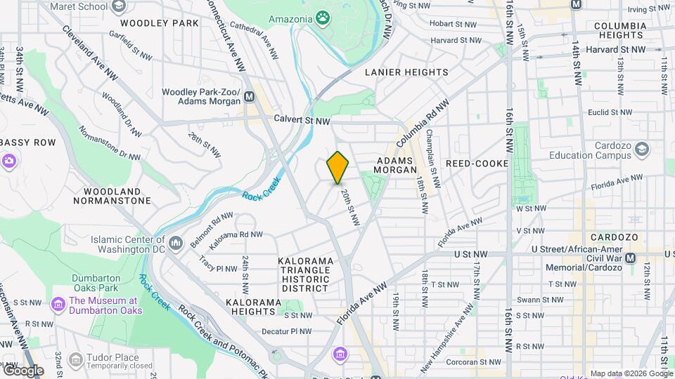 2355 Ashmead Pl NW Map and Location Details