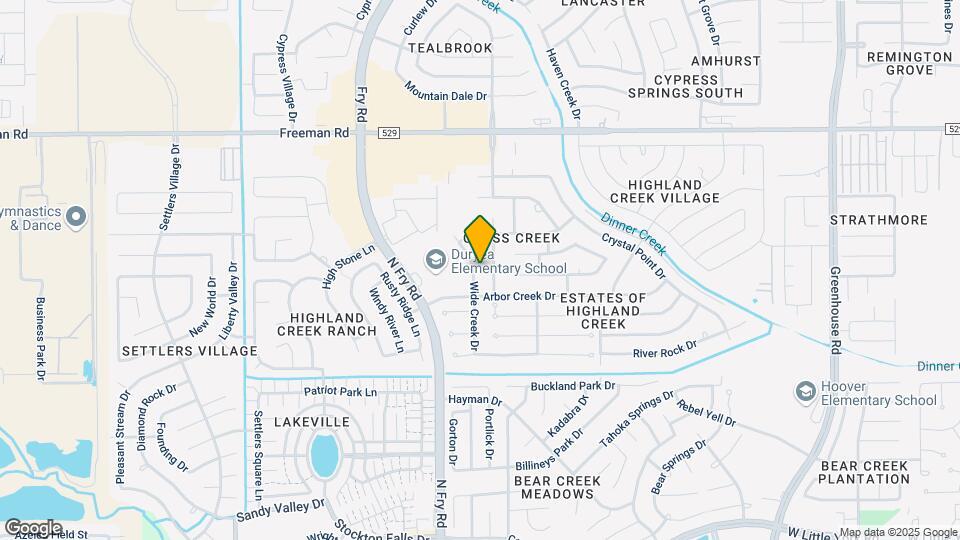 6726 Wide Creek Dr Map and Location Details