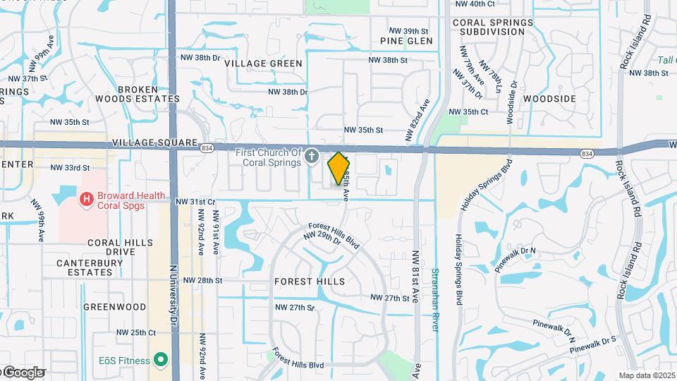 8580 NW 32nd St Map and Location Details