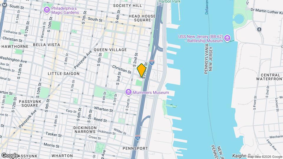 908 S Front St Map and Location Details