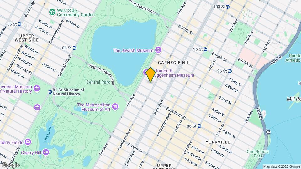20 E 88th St Map and Location Details