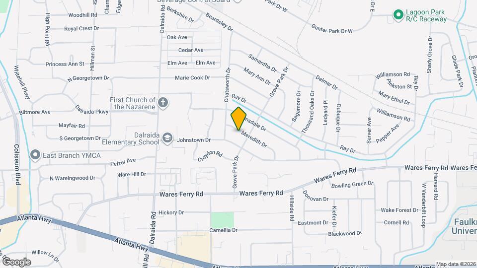 3920 Meredith Dr Map and Location Details